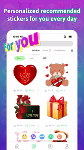 TextSticker 2025 WAStickerApps APK screenshot 1