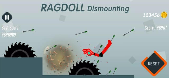 Ragdoll Dismounting APK screenshot 1