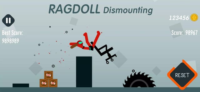Ragdoll Dismounting APK screenshot 1