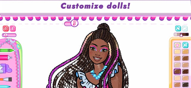 Barbie Color Creations APK screenshot 1