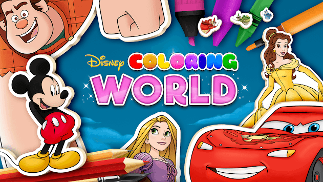 Disney Coloring World APK screenshot 1