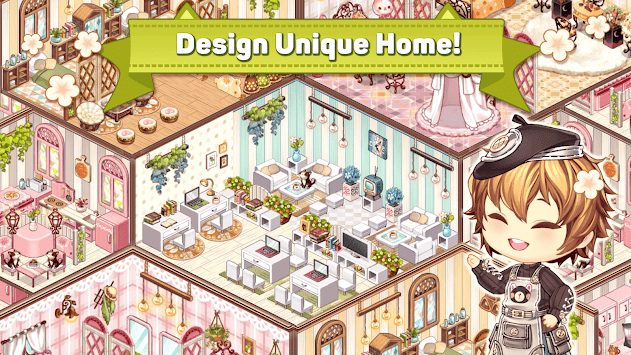 Kawaii Home Design - House Decorating Game APK screenshot 1