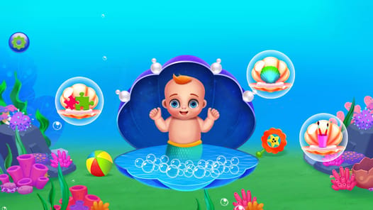 Pregnant Mermaid Mommy Salon APK screenshot 1