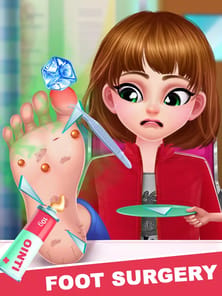Foot & Knee Doctor Games APK screenshot 1