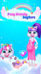Unicorn Mommy Babysitter Game APK screenshot 1
