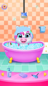Unicorn Mommy Babysitter Game APK screenshot 1