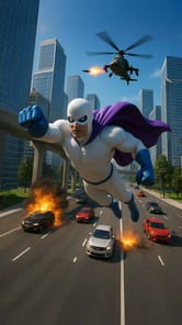 Super Hero Flying School APK screenshot 1