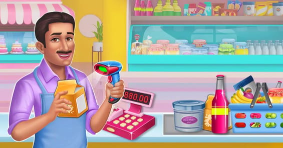 Supermarket Cashier Game APK screenshot 1