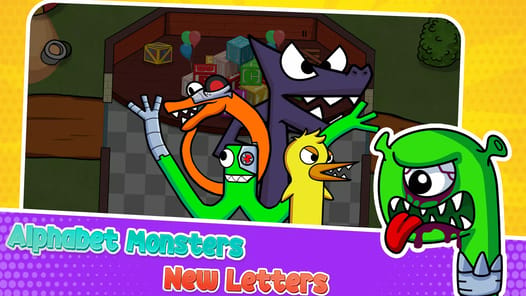 Rainbow But It’s Alphabet War APK screenshot 1