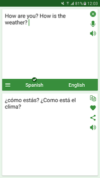 Spanish - English Translator APK screenshot 1