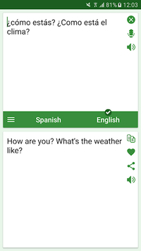 Spanish - English Translator APK screenshot 1