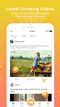 W&E Video-- A Video community pays cash APK screenshot 1