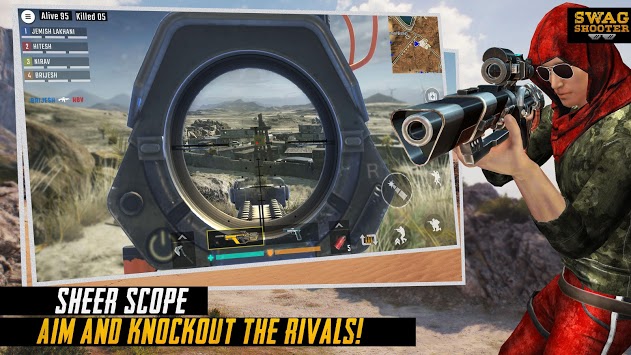 Swag Shooter - Online & Offline Battle Royale Game APK screenshot 1