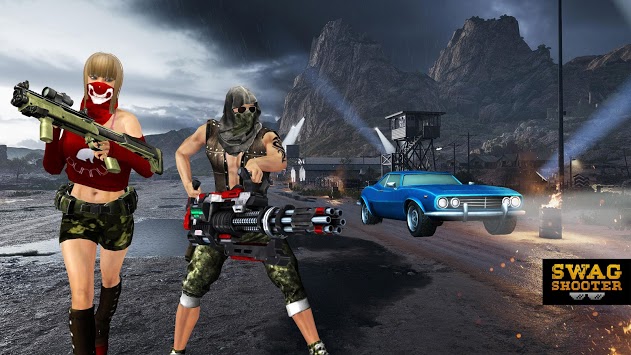 Swag Shooter - Online & Offline Battle Royale Game APK screenshot 1