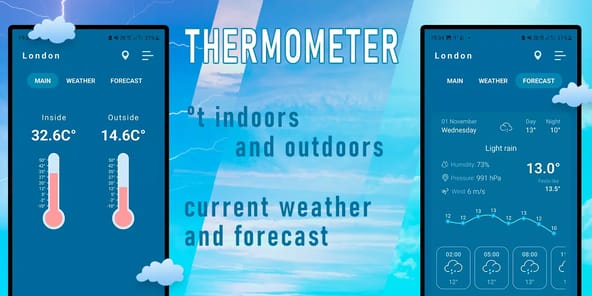 Indoor thermometer APK screenshot 1