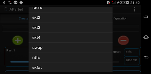 install AParted ( Sd card Partition ) on PC