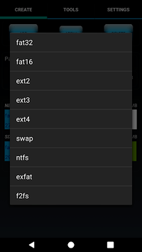 AParted ( Sd card Partition ) APK screenshot 1