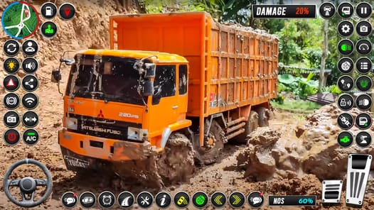 Offroad Mud Cargo Truck Driver APK screenshot 1