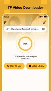 TF Video Downloader APK screenshot 1