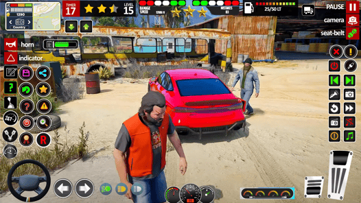 US School Car Game: Car Drive APK screenshot 1