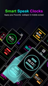 Speak Clock Smart Watch AOD APK screenshot 1