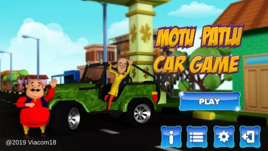 Motu Patlu Car Game APK screenshot 1