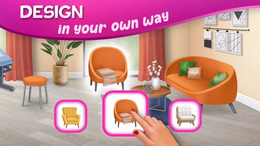DesignVille: Merge & Design APK screenshot 1