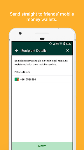 Taptap Send: Money Transfer APK screenshot 1