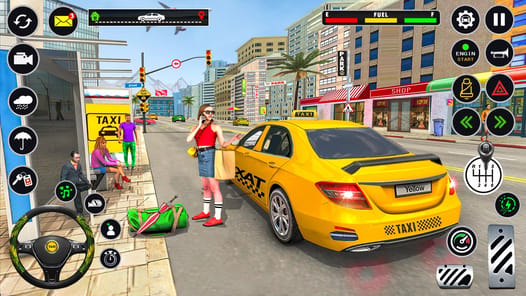 US Taxi Car Parking Simulator APK screenshot 1
