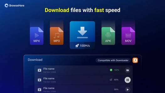 Browser TV Web - BrowseHere APK screenshot 1