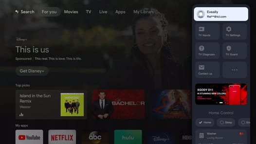 TCL HOME Dashboard APK screenshot 1