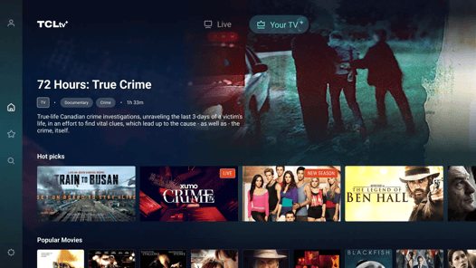 TCL tv+ APK screenshot 1
