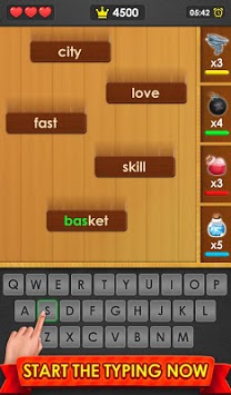 Typing Master - Word Typing Game , Word Game APK screenshot 1