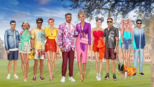 Rich College Couple Dress Up APK screenshot 1