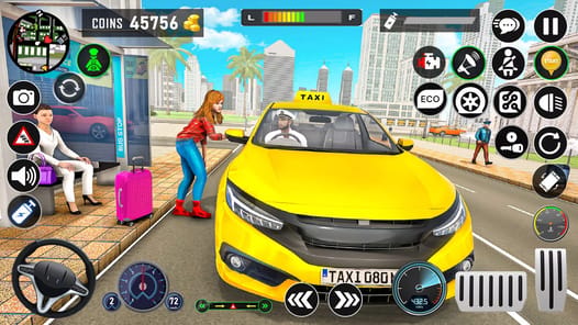 Crazy Taxi Driver: Taxi Game APK screenshot 1
