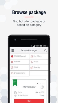 MyTelkomsel – Check Quota & Best Internet Packages APK screenshot 1