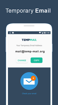 Temp Mail - Temporary Email APK screenshot 1