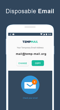 Temp Mail - Temporary Email APK screenshot 1