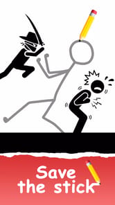 Save The Stick: Draw 2 Save APK screenshot 1