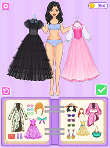 Sticker Doll DIY Dressup Diary APK screenshot 1