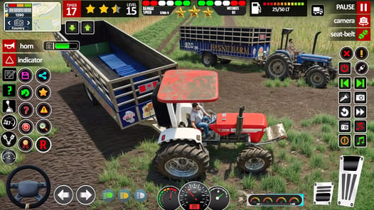 Real Cargo Tractor Games 3d APK screenshot 1