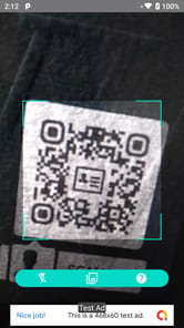 QR and Barcode scanner 2K APK screenshot 1