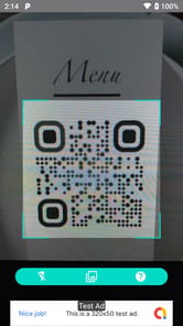 QR and Barcode scanner 2K APK screenshot 1