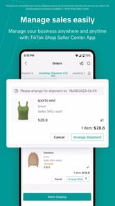 TikTok Shop Seller Center APK screenshot 1