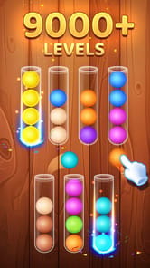 Color Ball Sort Wooden Puzzle APK screenshot 1