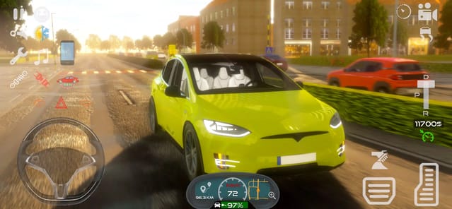 Electric Car Simulator APK screenshot 1