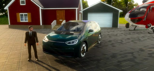 Electric Car Simulator APK screenshot 1