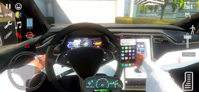 Electric Car Simulator APK screenshot 1
