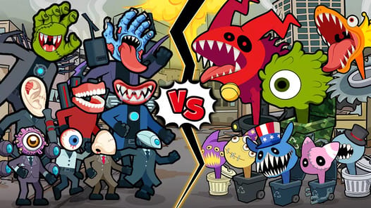 Merge War: Monster vs Cyberman APK screenshot 1