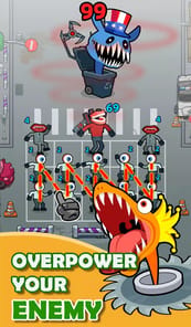 Merge War: Monster vs Cyberman APK screenshot 1